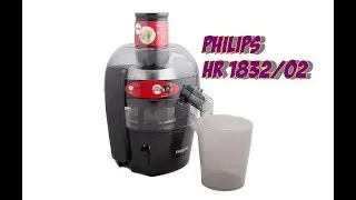 Обзор и демонстрация работы соковыжималки Philips HR1832/02 Viva compact Collection