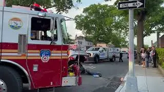 May 22nd 2024 overturned vehicle Eliot Avenue 77th Place Middle Village NY