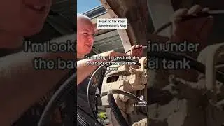 How to fix your suspension’s sag! #Shorts