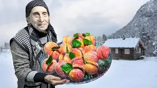 Peach 🍑 Cooking Dessert and Granny Planting Cherry Trees in the Garden | So delicious!