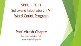 VIRESH CHAPTE |TE IT | SL VL | HADOOP WORDCOUNT PROGRAM