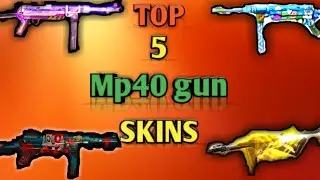 Top 5 mp40 gun skin in free fire mp40 gun skin| top 5 mp40 skins 2021