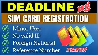 Deadline ng sim card Registration | SIM Card Registration 2023 | Paano mag register ng Sim #simcard