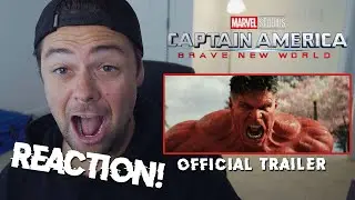 Captain America: Brave New World | Official Trailer REACTION! | Marvel Studios
