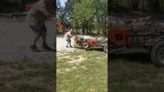 Ditch Witch Poppin wheelies