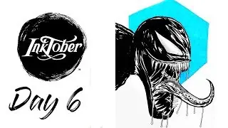 Drawing Venom || Inktober 2018 day 6 || Drooling