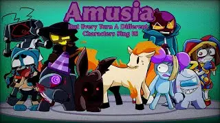 Amusia But Every Turn A Different Characters Sing It! 【FNF】
