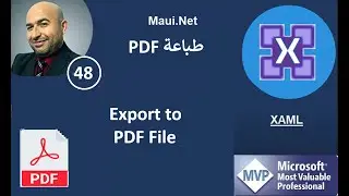 MAUI Xaml #48 : Export to Html and PDF
