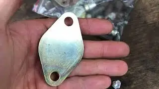 Замена пробки-заглушки канала охлаждения Камаз без снятия теплообменника