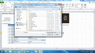 Word Mail Merge from Excel