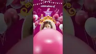 Barbie Doll Girl Birthday invitation for kids
