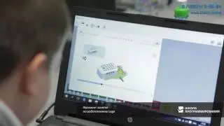 Фрагмент занятия по робототехнике Lego
