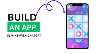 HOW I BUILT APP USING CHATGPT | CHATGPT TUTORIAL | CHATGPT BUILD APP IN MINUTES - BUILD WITH ME