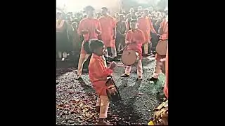 150k View | Little Boy Playing Dhol Tasha in Ganpati Festival 😍 | Shree Ganesh