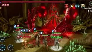 Barbarians Faction Crypt Stage 21 ft Kantra, Valla, Warmaiden, High Khatun & Scyl