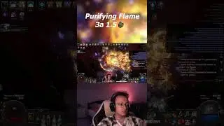 Purifying Flame за 1.5 div😳 TWITCH💜 #poe #twitch #poebuild