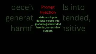 What is prompt injection in AI Cybersecurity?