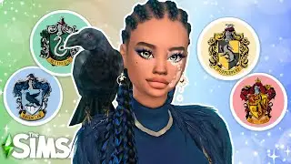 RECREATING HOGWARTS HOUSES AS SIMS!!🦉 | The Sims 4
