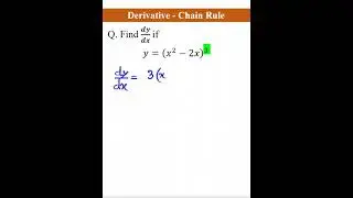 Derivative - Chain Rule || Math Practice 