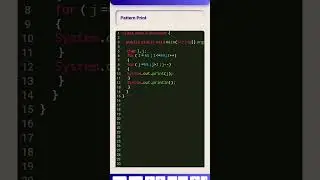 💥 सीखो इतना आसान 💥। Print Pattern program4 