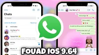 💜Nuevo Whatsapp estilo IPHONE en ANDROID 🌈 Antibaneo Fouad iOs v9.64