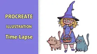 Procreate Illustration Timelapse - Digital art