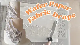 Wafer Paper Fabric Drape