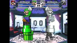 MUGEN Symboite Super Mario & Symbiote Luigi vs Symbiote Mario & Symbiote Luigi + Extra MUGEN Battle