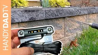 How to Retrofit Hardscape Lights on an Existing Wall