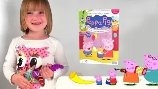 Свинка Пеппа Журнал 15 гитара Пеппы Peppa Pig Playing the guitar Peppa