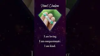 Heart Chakra Crystals | Reiki infused Affirmation 