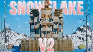 The Snowflake V2 | The BEST Solo/Duo/Trio Base With BUNKER | RUST Base Design