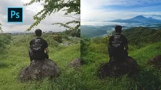 Cara Ganti Background foto agar lebih Menarik - Photoshop Tutorial Indonesia