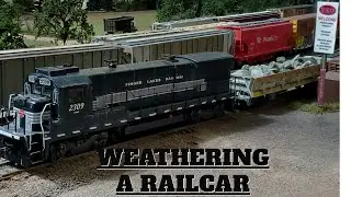 Weathering a Difco Dump Car