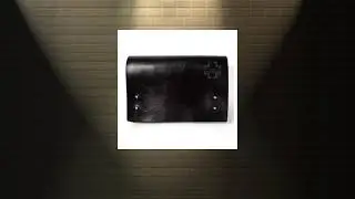 Leather clutch bag at NicheNoire
