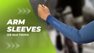 Ice Silk Touch Arm Sleeves - Boodun - Myanmar - Gradient Blue Sun Sleeves