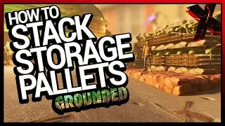 How to STACK STORAGE PALLETS & Increase Storage in GROUNDED