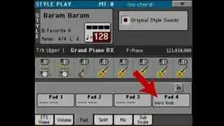 Korg PA3x - Importing a Midi Groove into a PAD Track - Part 3