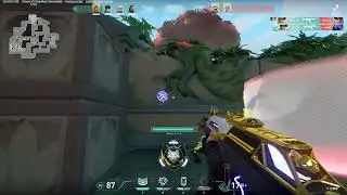 Valorant ISO almost DIE and almost ACE Clip