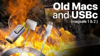 Playing with fire hazards! - USBc to MagSafe 1 & 2 charging cables