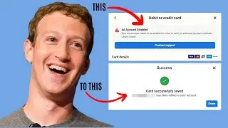 How To Add Facebook Payment Method No Disabled Or Insufficient Fund | Add Card No Disabled Or Hold