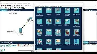 web server Cisco packet tracer in Amharic