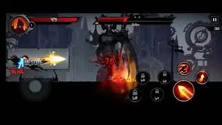 Playing Shadow Fighter Best fighting game
