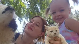 Rescued a kitten while on horseback