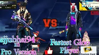 💯Ajjubhai94 Custom Challenge With fastest Gloo wall Player 😱 Challenge Accepted by ajjubhai94..