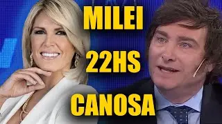 MILEI CON VIVIANA CANOSA EN VIVO