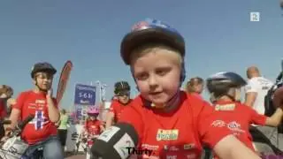 Little kid's got 30's on his Chevrolet motorbike