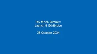 Africa Summit - Launch & Exhibition