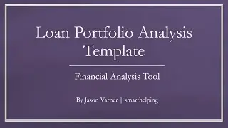 Template for Loan Tape Analysis