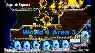 Mario bros wonder world 1 area 3